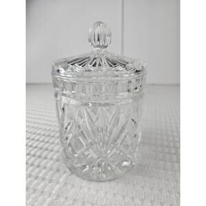 Fifth Avenue Crystal 'Portico' 7.5‎ Covered Jar New Open Box